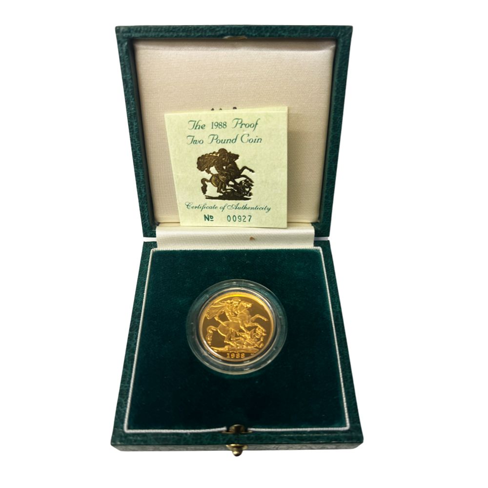 1988 Full Sovereign £2 Proof Coin (Pre-Owned)