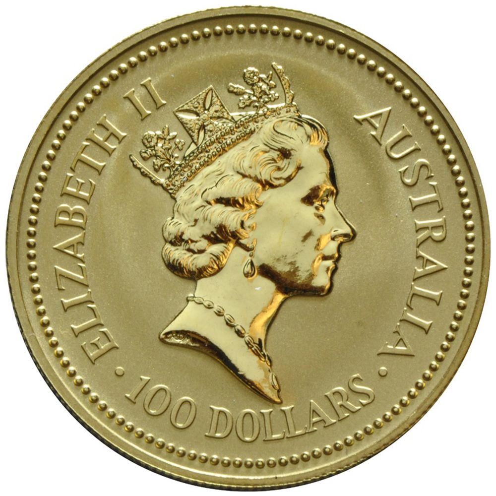 1oz Australian Nugget Kangaroo Gold Coin (1993)