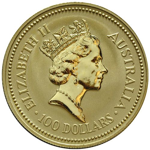 1oz Australian Nugget Kangaroo Gold Coin (1993)