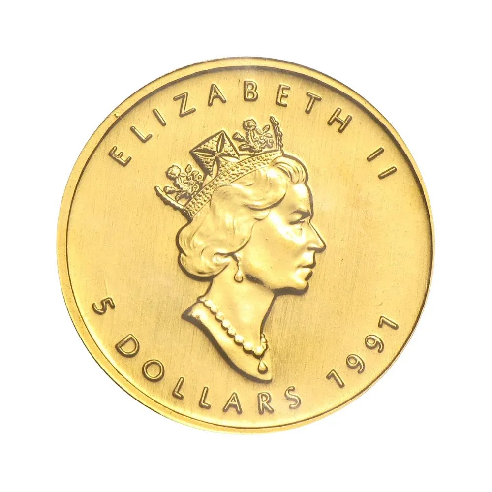 1/10oz Canadian Gold Maple Leaf (1991)