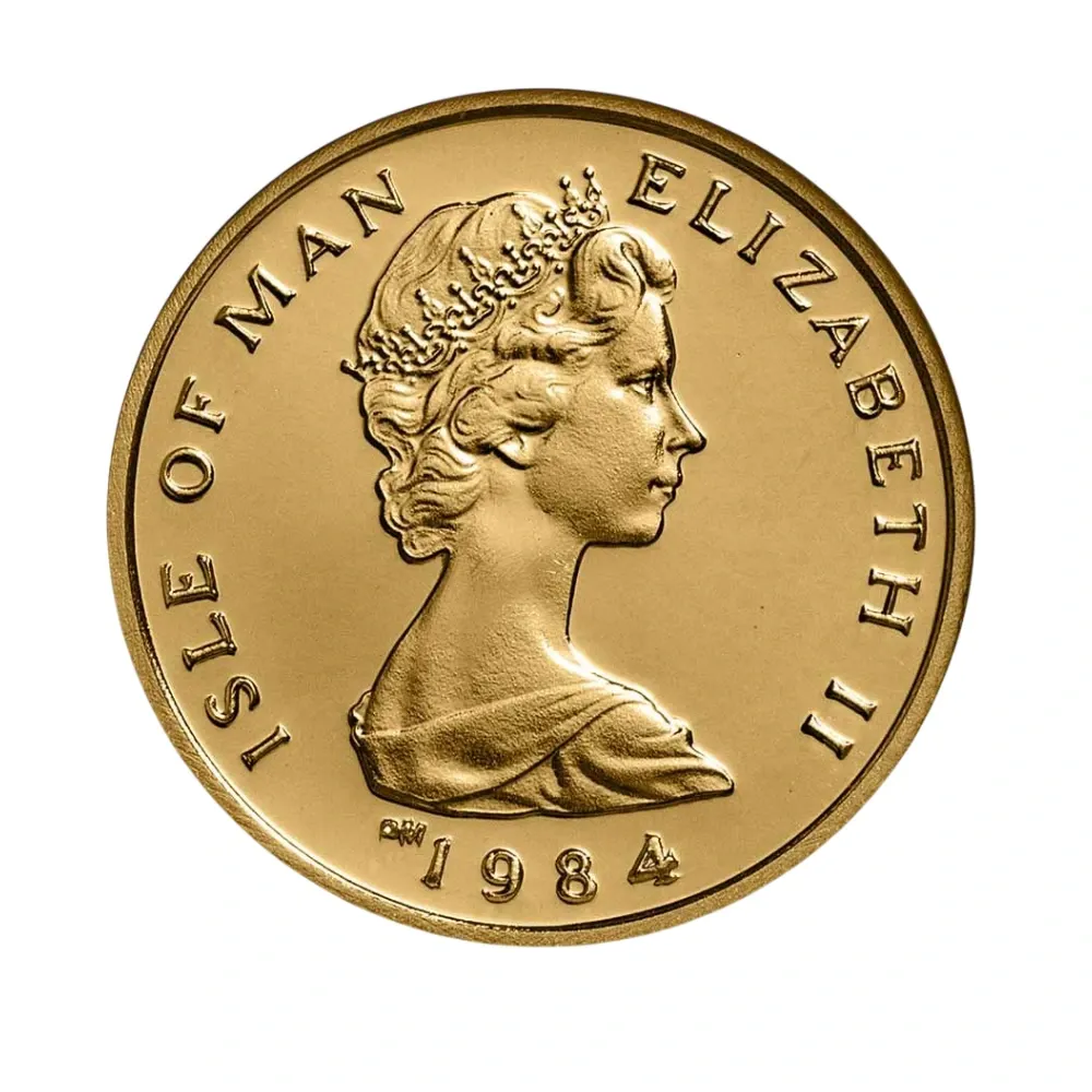 1/10oz Gold Isle of Man Proof Angel 1984 – PF‑69 Ultra Cameo (NGC)