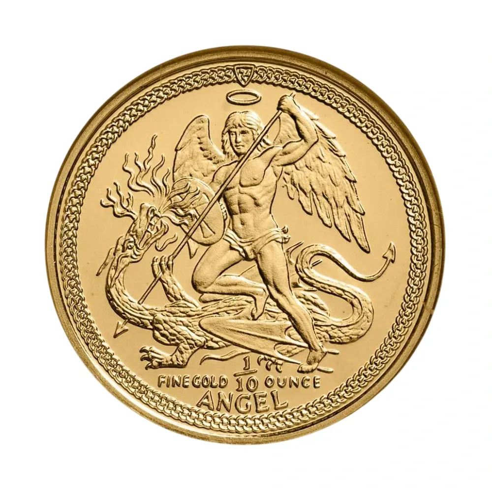 1/10oz Gold Isle of Man Proof Angel 1984 – PF‑69 Ultra Cameo (NGC)