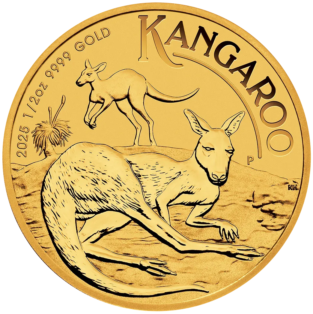 1/2oz Perth Mint Gold Kangaroo (2025)