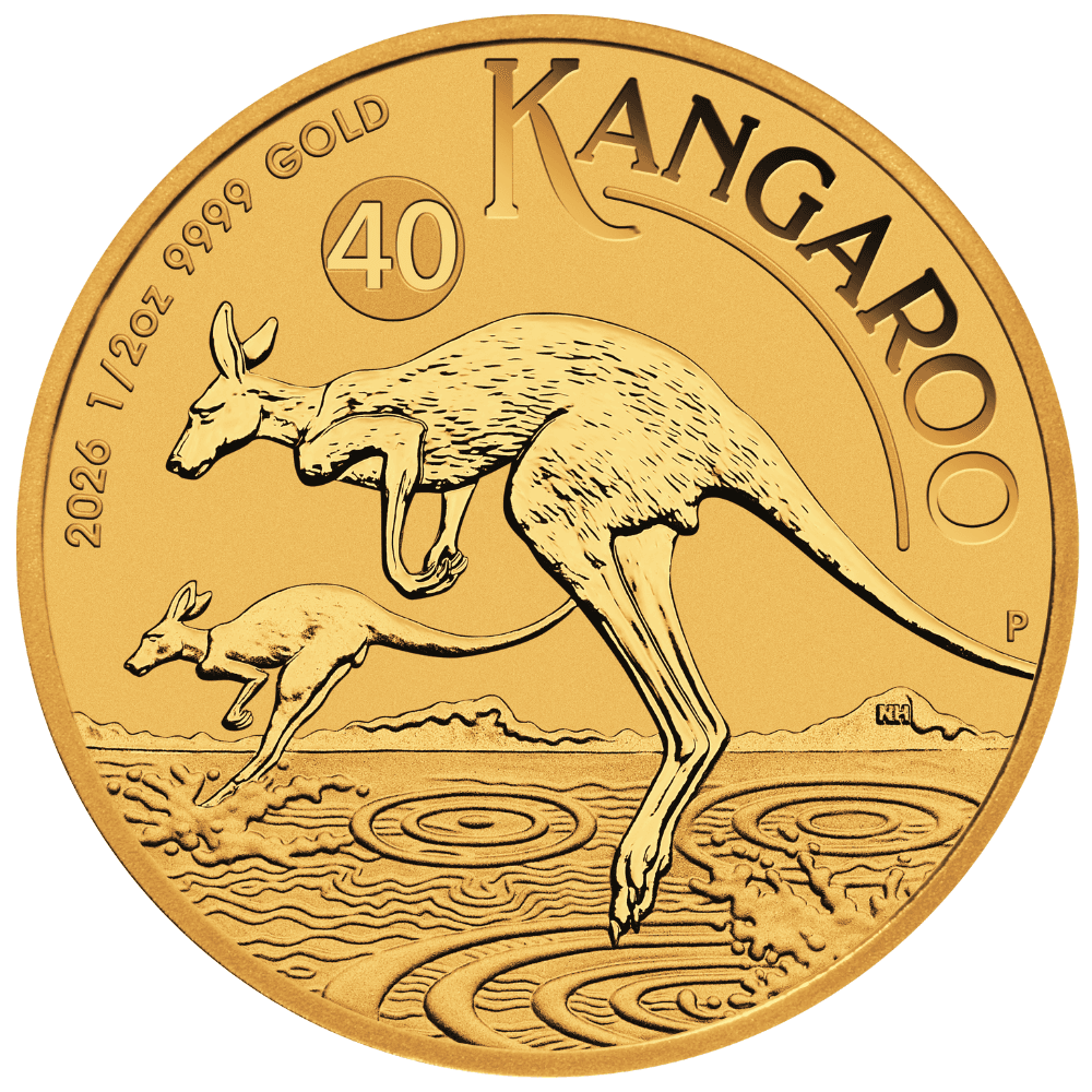 1/2oz Perth Mint Gold Kangaroo (2026)