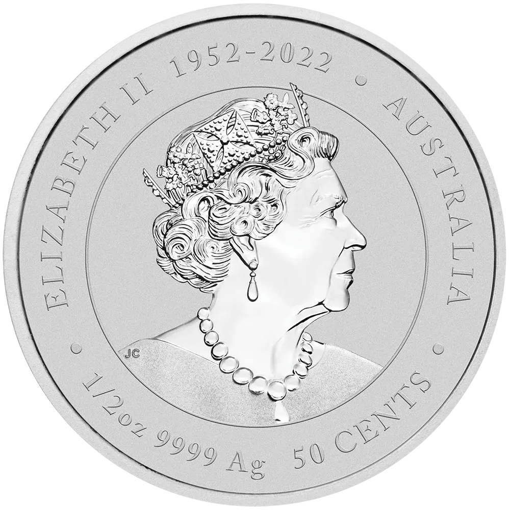1/2oz Perth Mint Silver Lunar (2024) Year of the Dragon Coin
