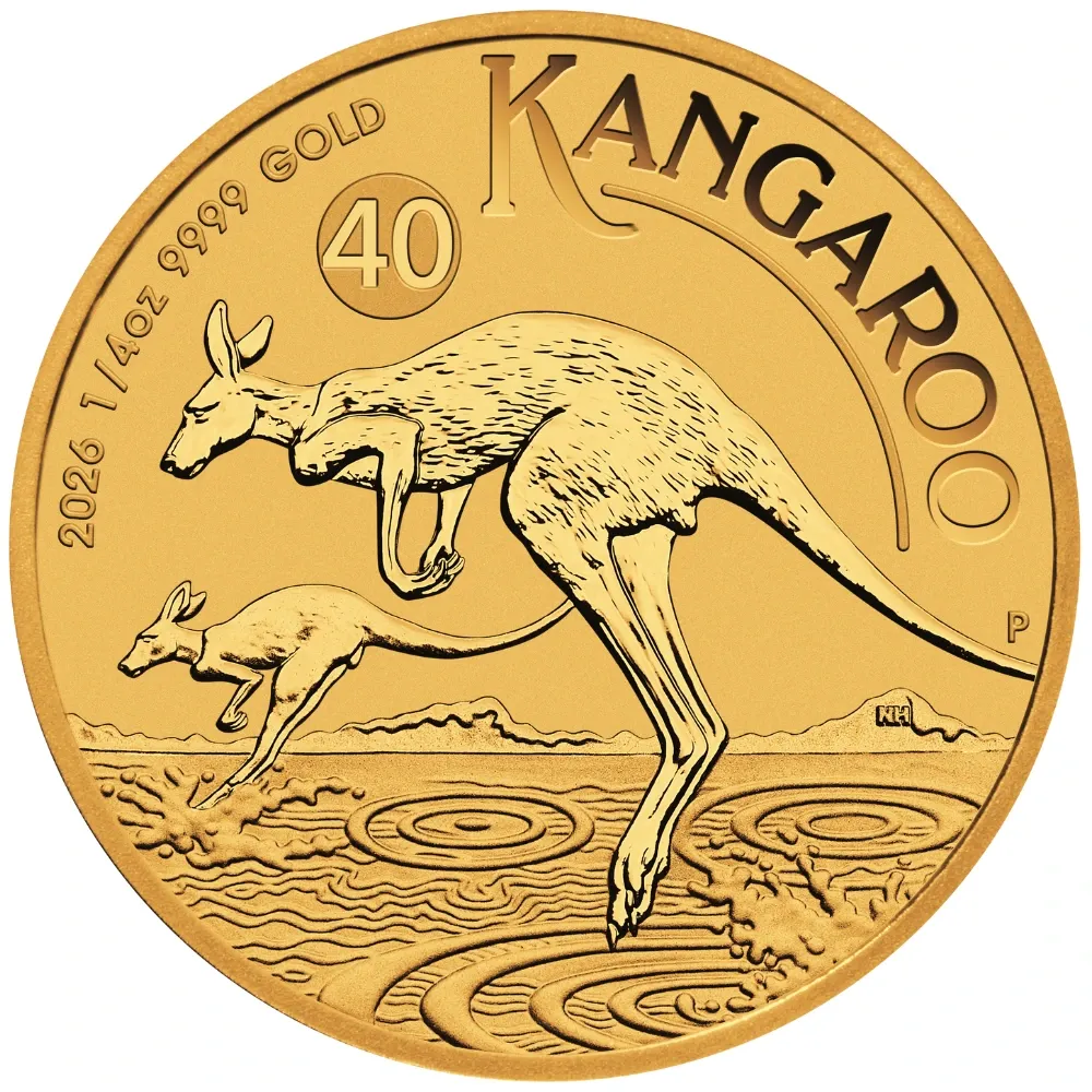 1/4oz Perth Mint Gold Kangaroo (2026)