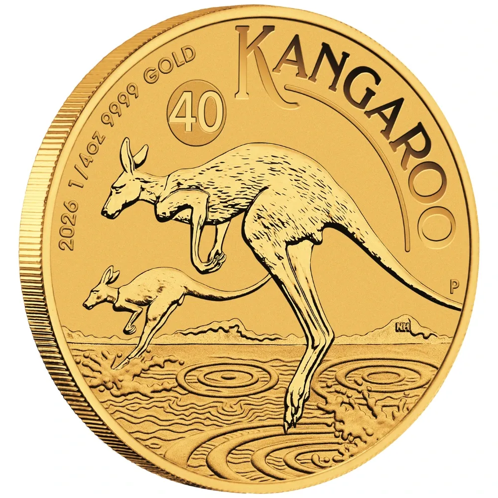 1/4oz Perth Mint Gold Kangaroo (2026)