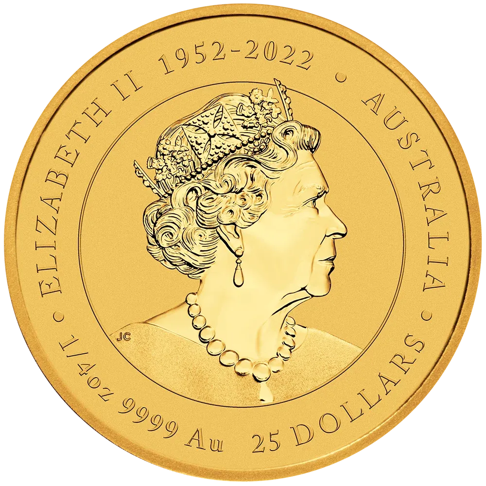 1/4oz Perth Mint Gold Lunar 2024 Year of the Dragon Coin