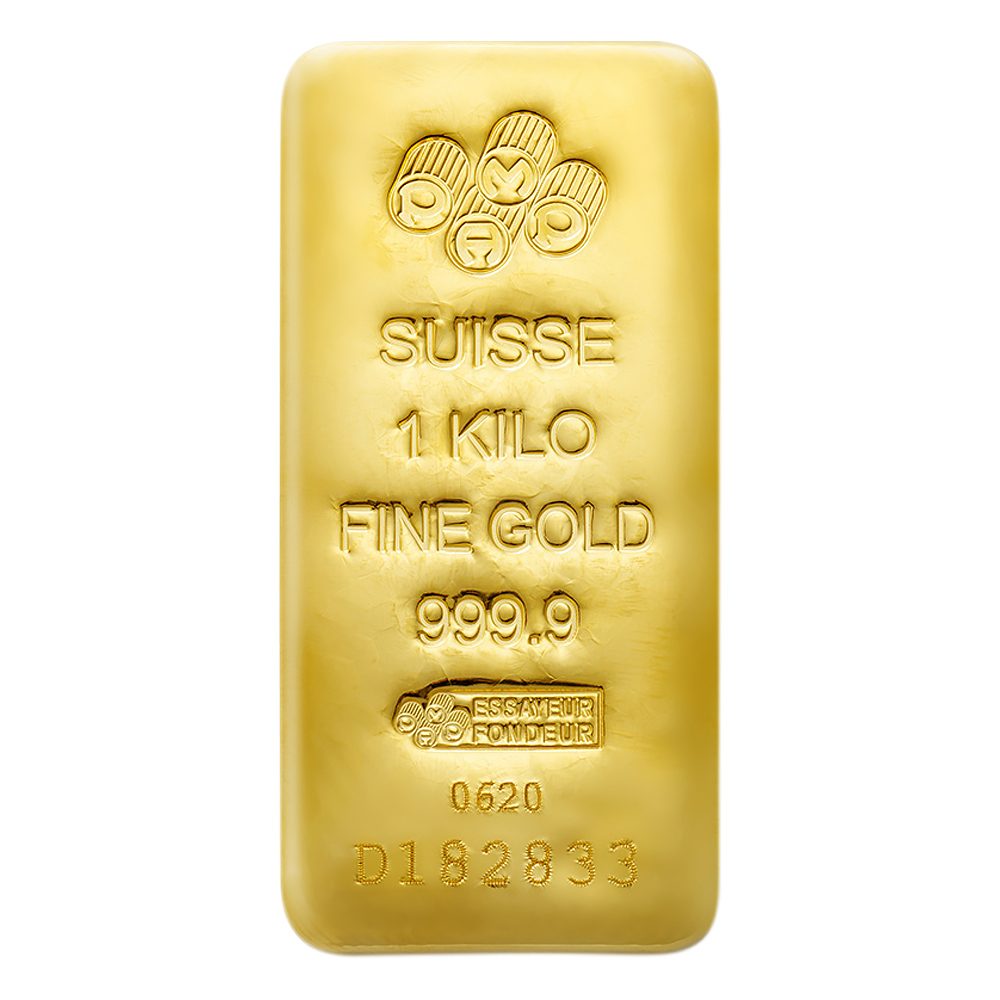 1kg PAMP Suisse Gold Cast Bar