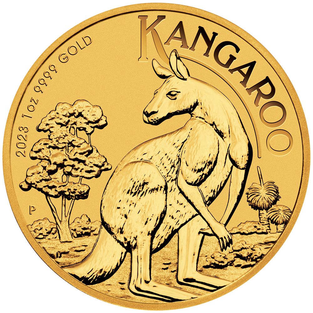 1oz Perth Mint Gold Kangaroo (2023)