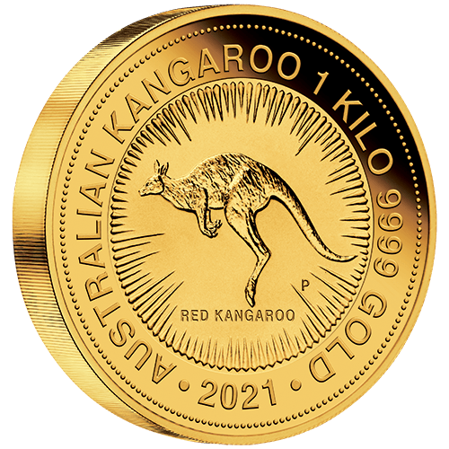 1kg Perth Mint Gold Kangaroo 2021
