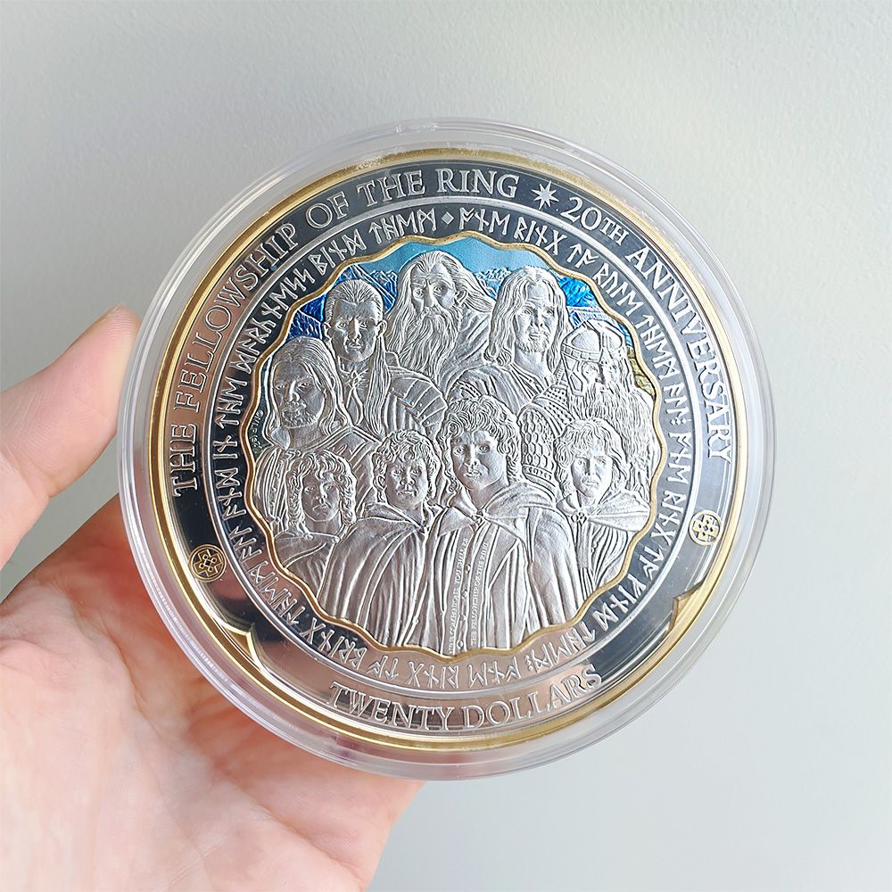 2021 1 Kg Silver The Lord of the Rings 20th Anniversary - Nine Companions Coin