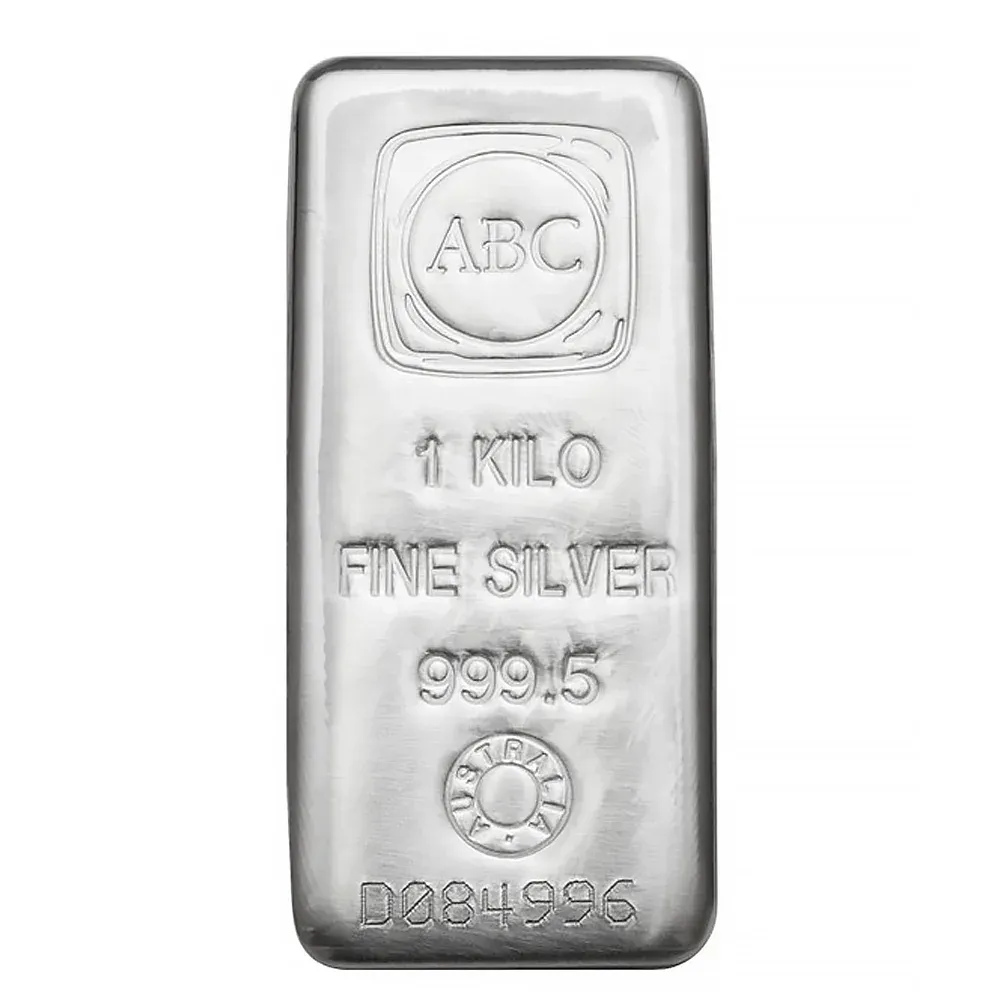 1kg ABC Silver Cast Bar