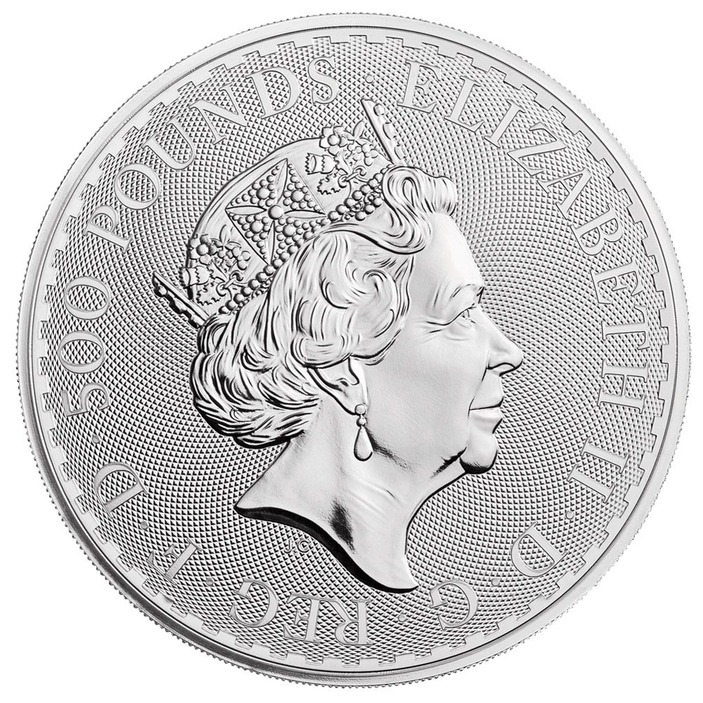 1kg Royal Mint Silver Britannia (2023)-2