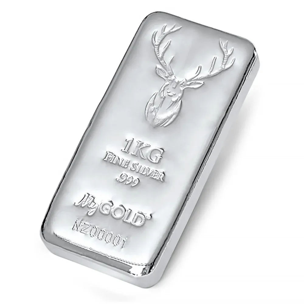 1kg Silver Stag Cast Bar