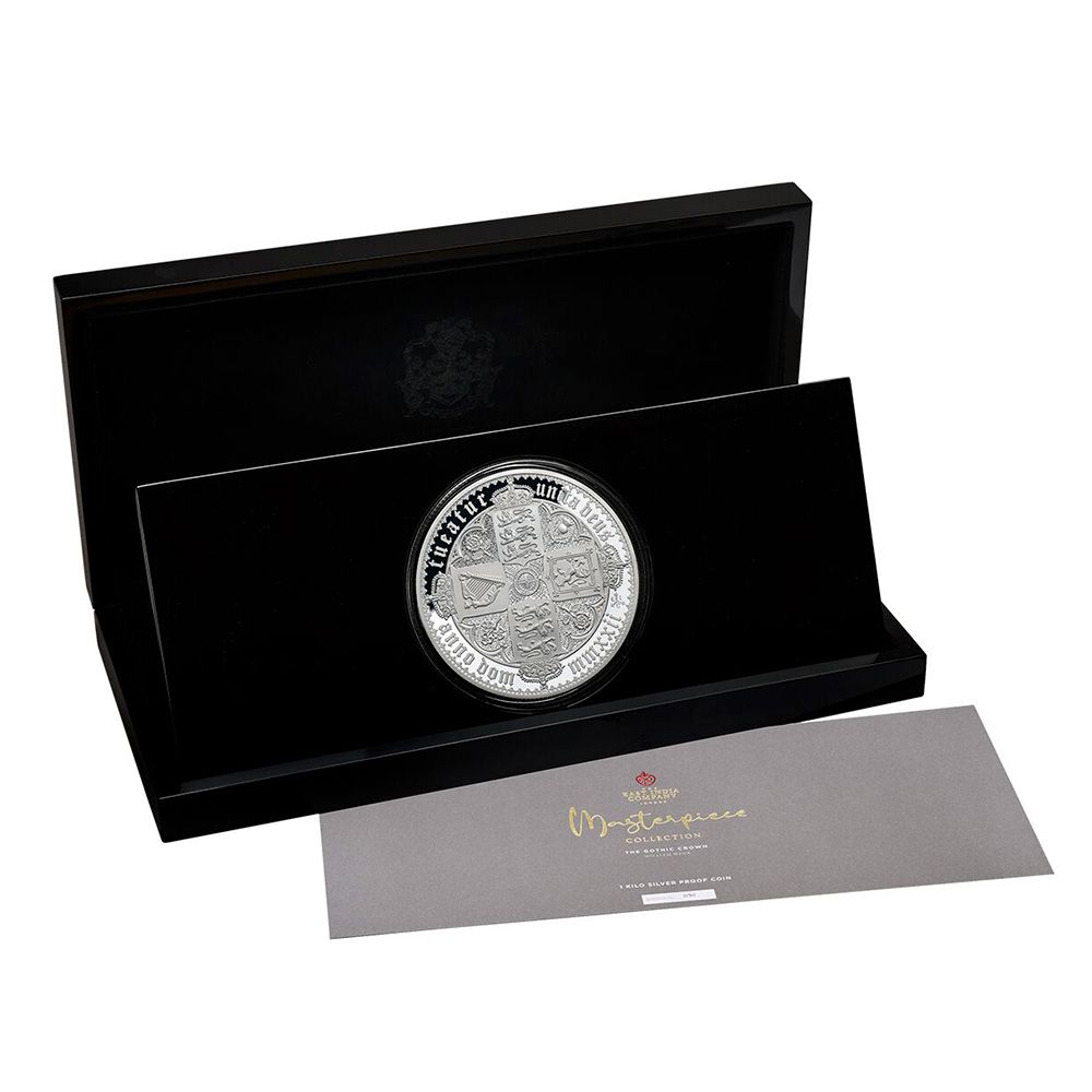 2022 Masterpiece Gothic Crown 1kg Silver Proof Coin 3
