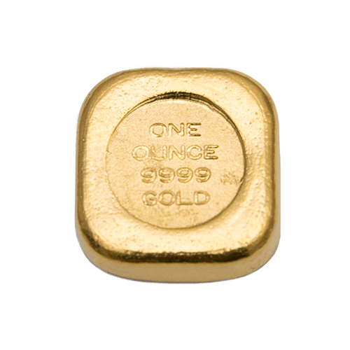 1oz ABC Gold Bullion Cast Bar
