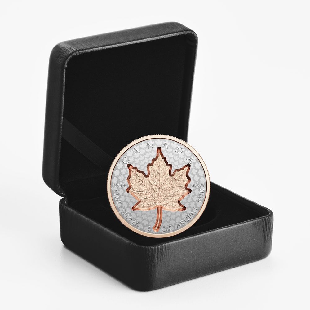 2022 1oz Canada Super Incuse Maple Leaf .9999 Silver Coin 4