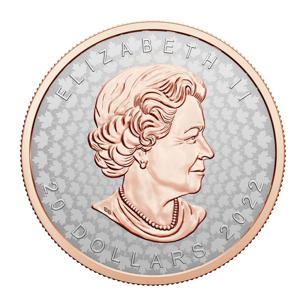 2022 1oz Canada Super Incuse Maple Leaf .9999 Silver Coin 3