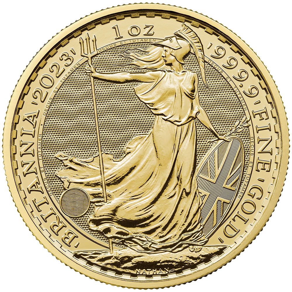 1oz Gold Britannia Coin (2023) - KCIII
