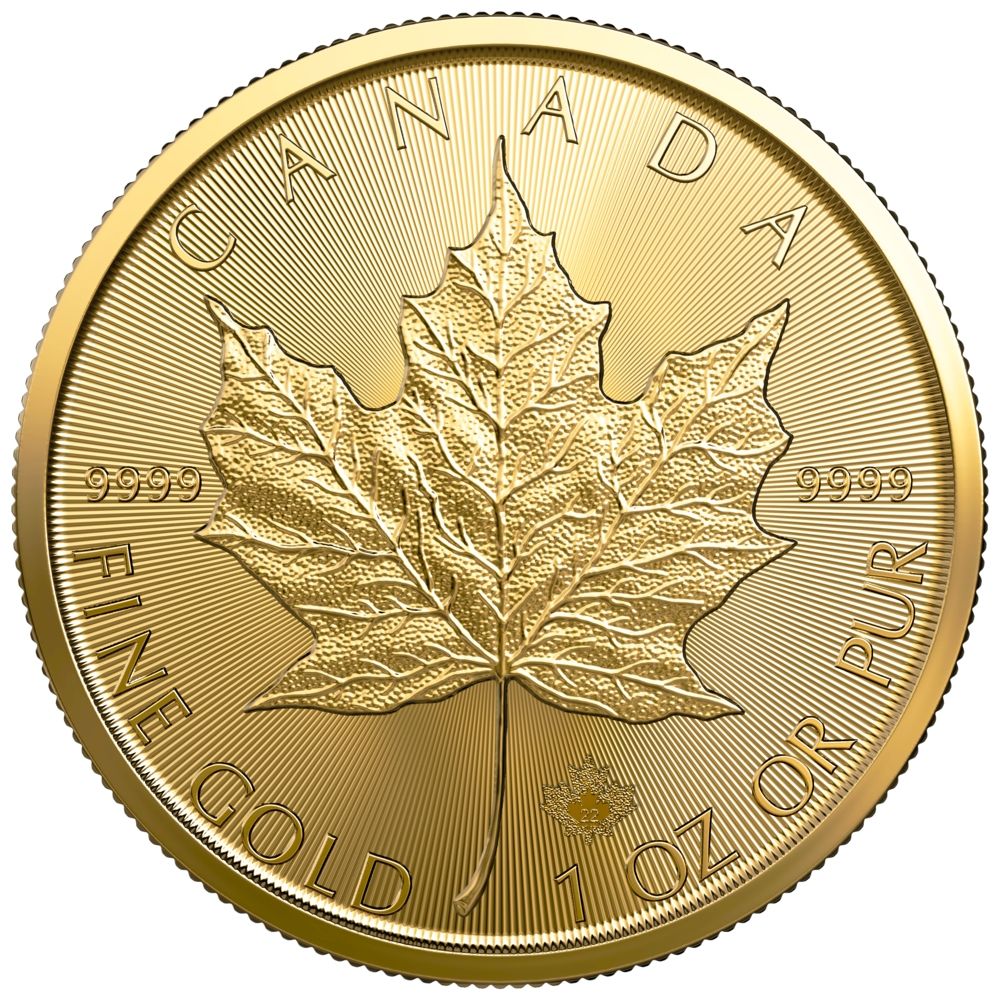 1oz Canadian Gold Maple Leaf (2022)