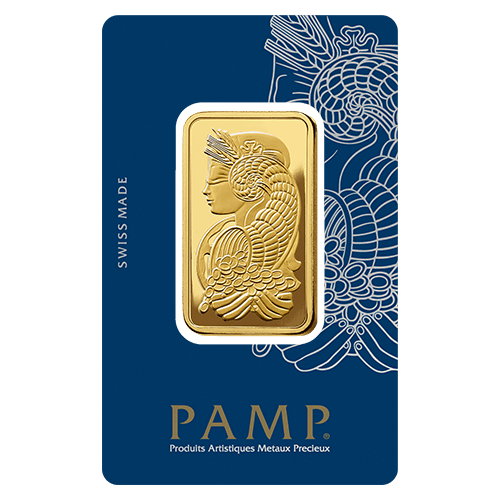 1oz PAMP Suisse Gold Minted Bar