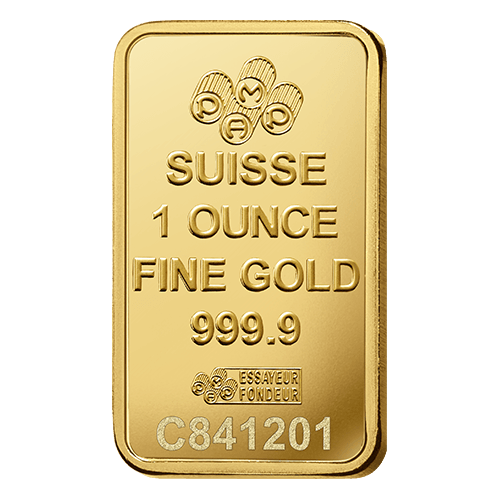 1oz PAMP Suisse Gold Minted Bar