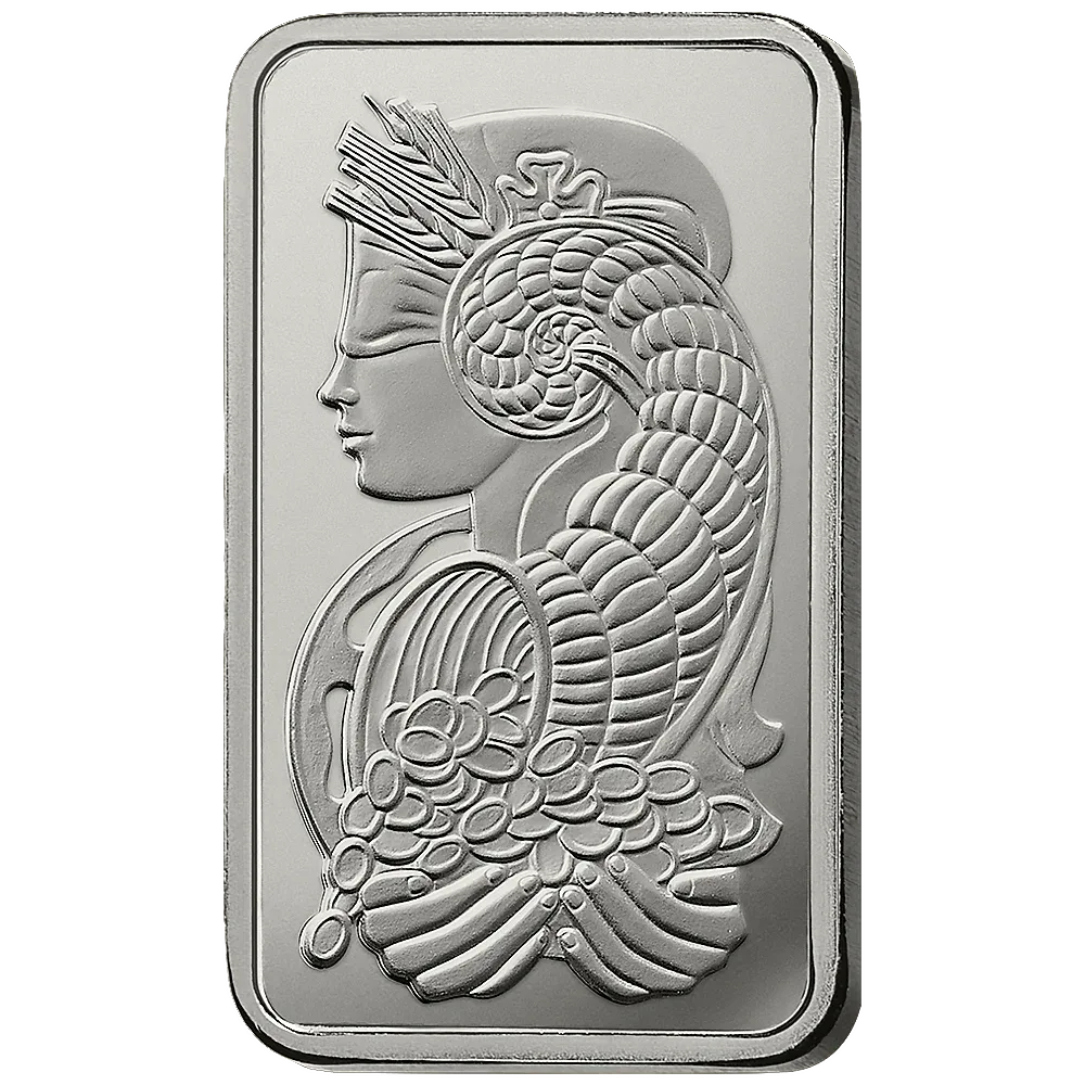 1oz PAMP Suisse Lady Fortuna Platinum Minted Bar