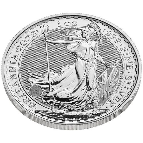 1oz Royal Mint Silver Britannia (2023)- New King Charles III Effigy-