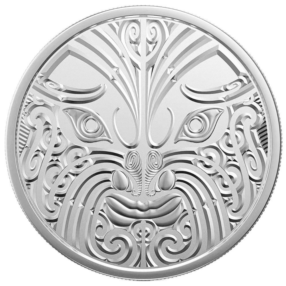 2024 New Zealand 1 oz Silver Maori Art Guardian Bullion Coin In Capsule