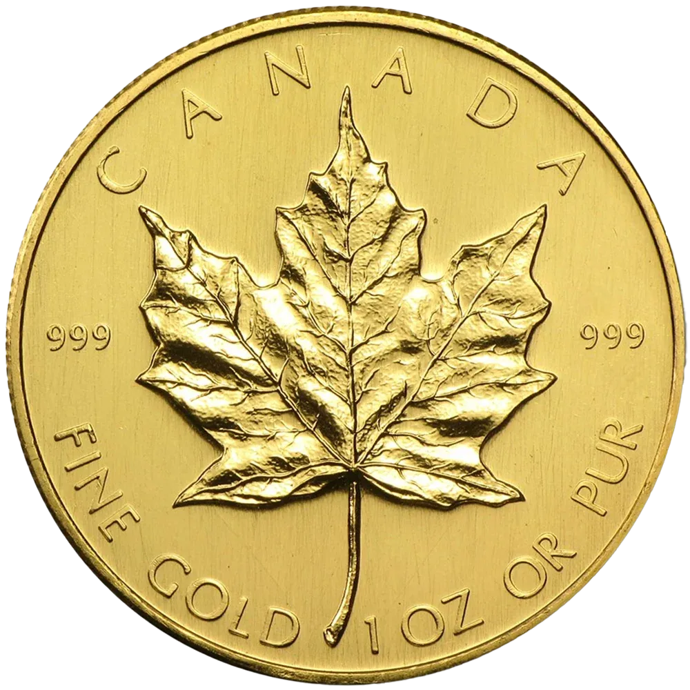 1oz Canadian Gold Maple Leaf (1980)