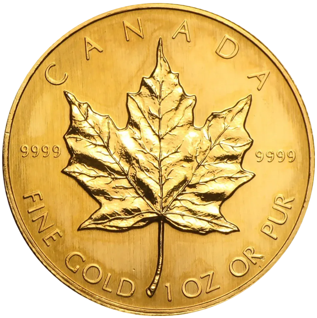 1oz Canadian Gold Maple Leaf (1987)