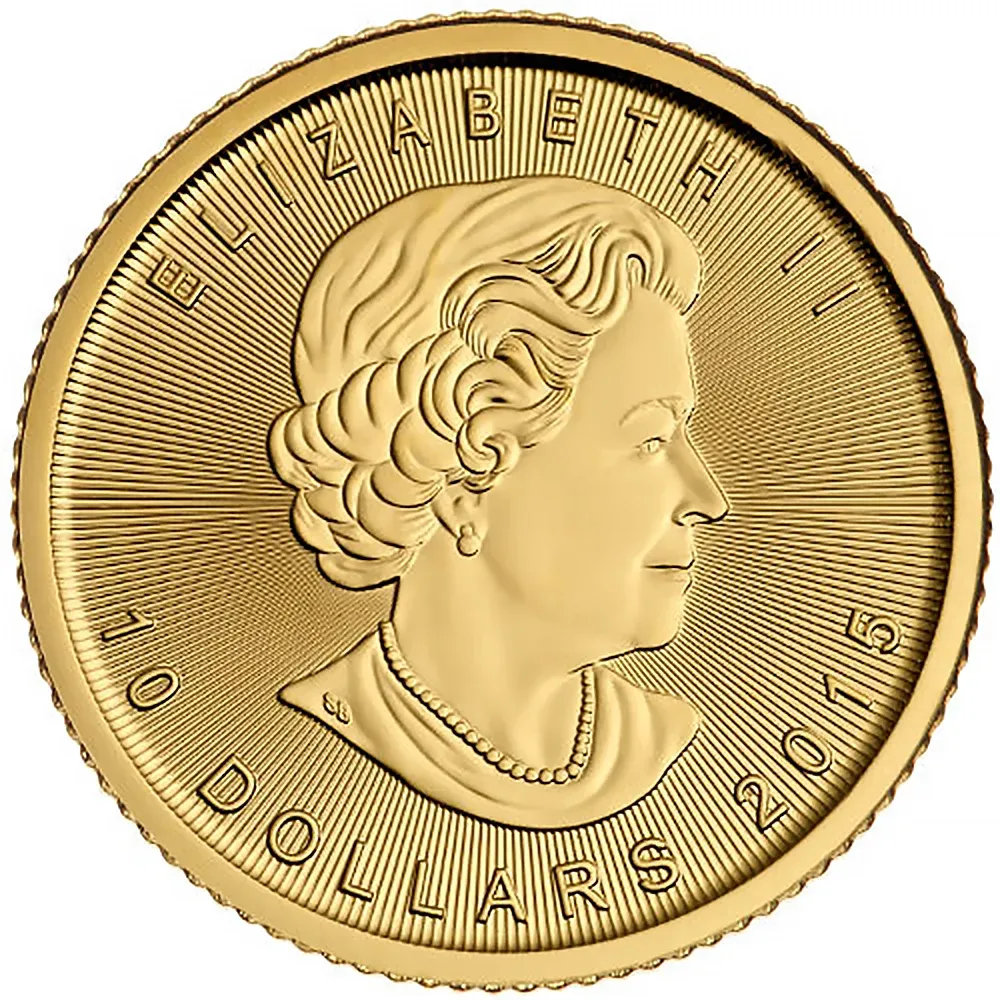 1oz Canadian Gold Maple Leaf (2015)