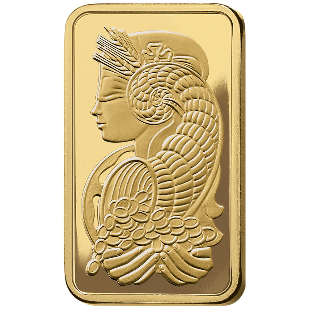 1oz PAMP Suisse Carbon Neutral Lady Fortuna™ Gold Minted Bar