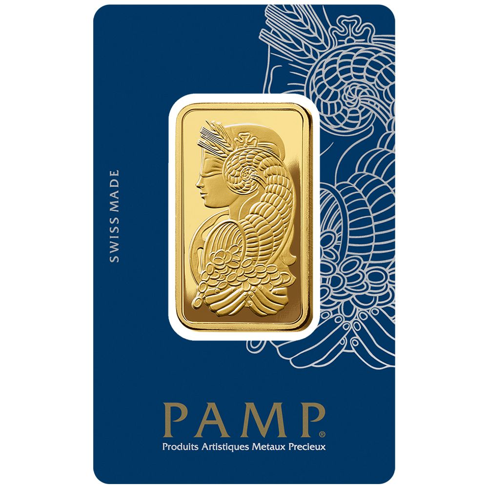1oz PAMP Suisse Carbon Neutral Lady Fortuna™ Gold Minted Bar
