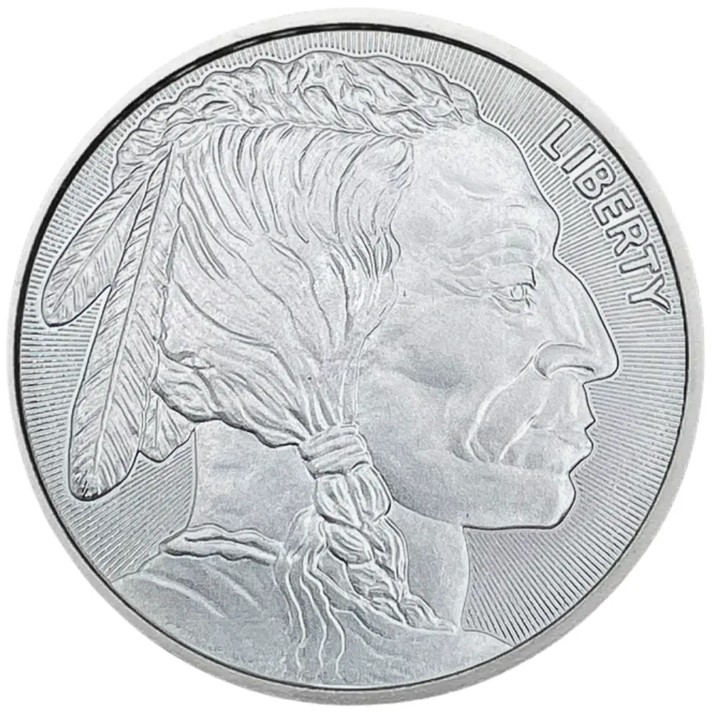 1oz Elemental Mint Silver Buffalo Round (NEW)