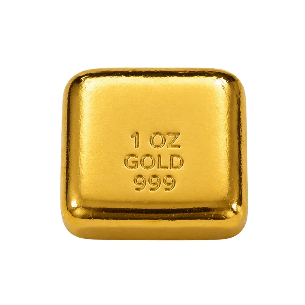 1oz Gold Cast Bar - Dealer's Choice