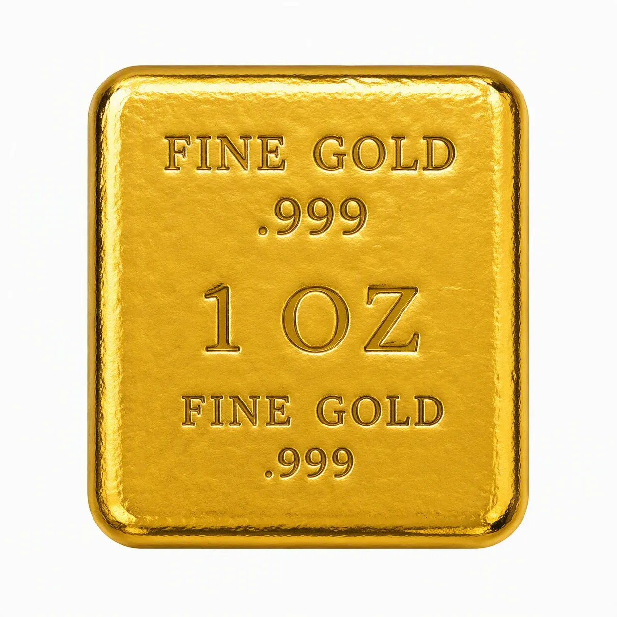 1oz Gold Cast Bar - Dealer's Choice