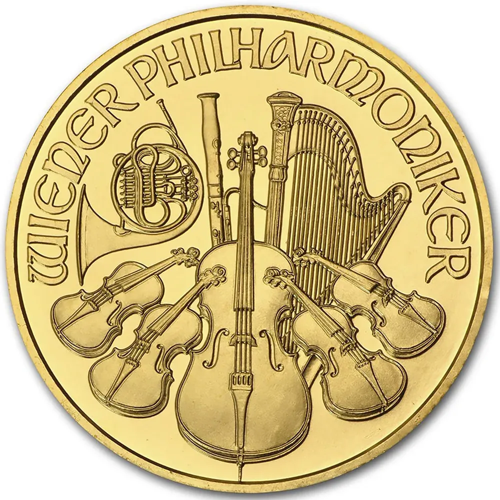 1oz Gold Austrian Vienna Philharmonic Coin (1996)