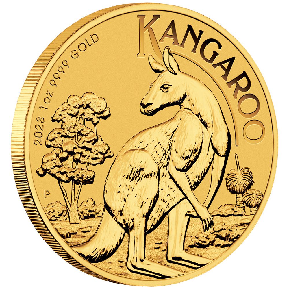 1oz Perth Mint Gold Kangaroo (2023)