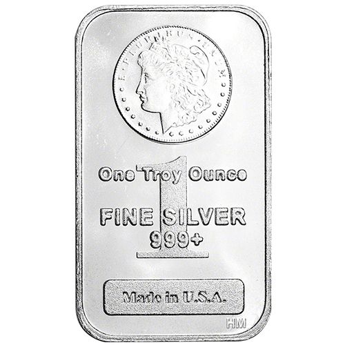 1oz Highland Mint Morgan Dollar Design Silver Bar