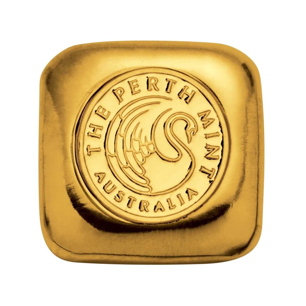 1oz Perth Mint Gold Cast Bar