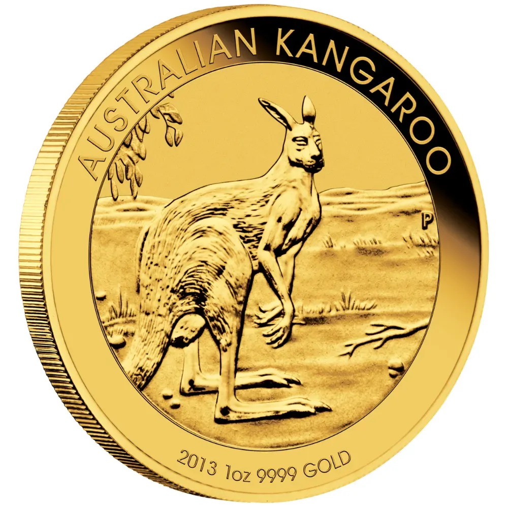 1oz Perth Mint Gold Kangaroo (2013)