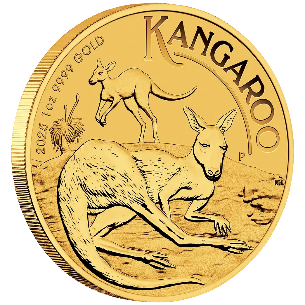 1oz Perth Mint Gold Kangaroo (2025)