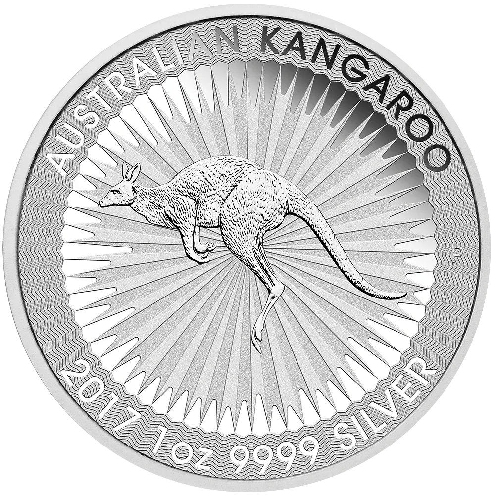 1oz Perth Mint Silver Kangaroo (2017)