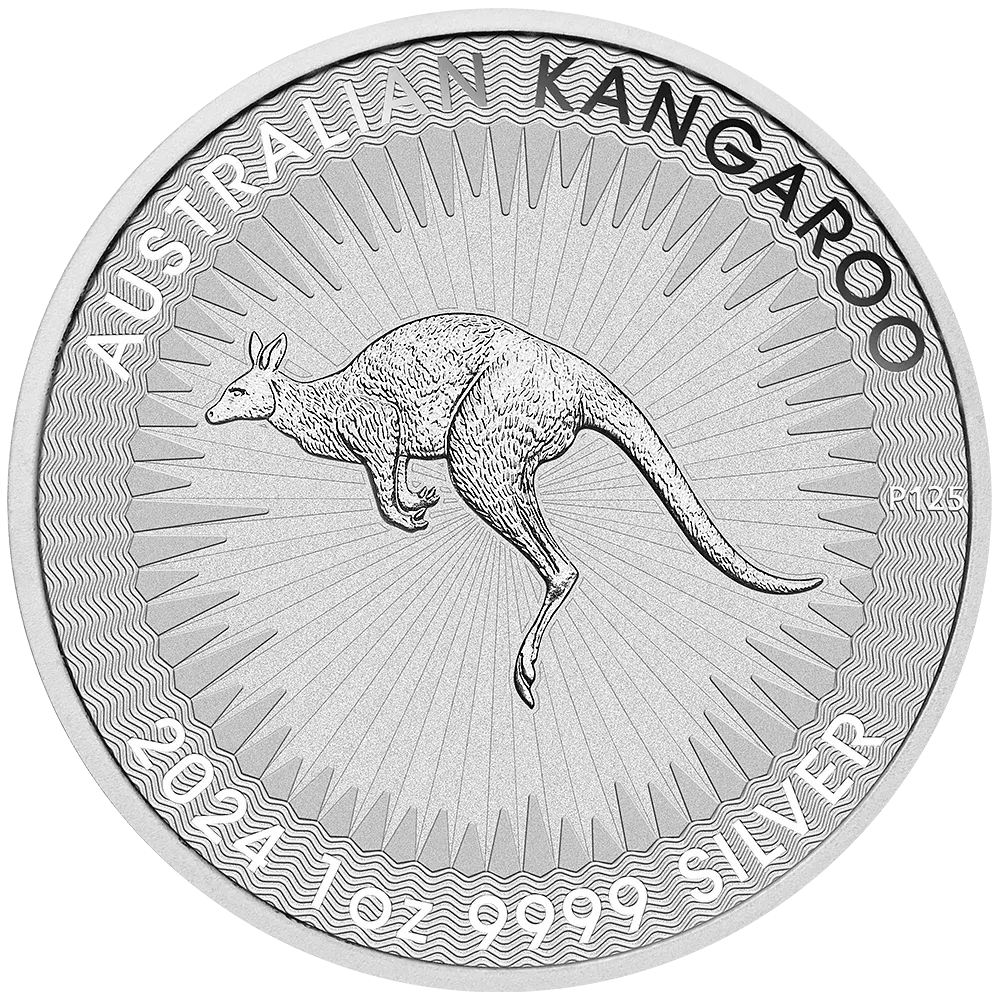 1oz Perth Mint Silver Kangaroo (2024)