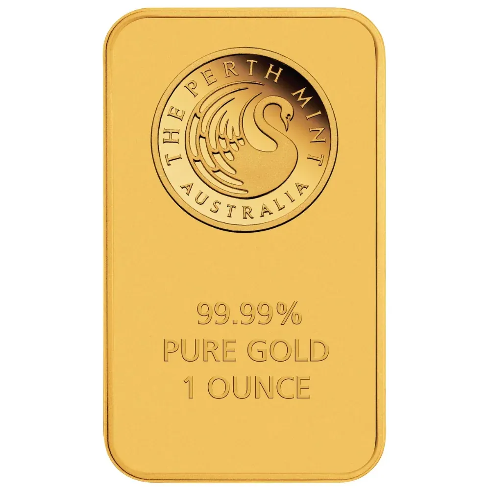 1oz Perth Mint Swan Gold Minted Bar