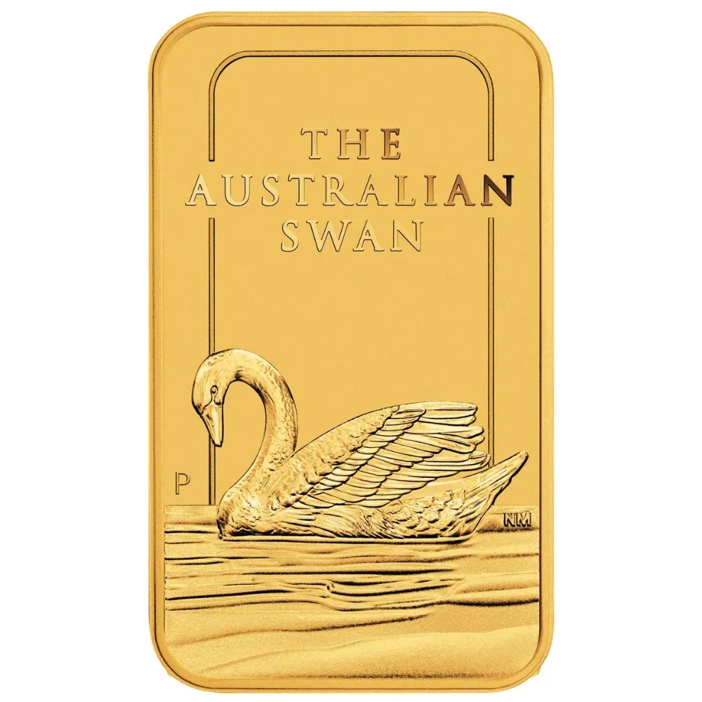 1oz Perth Mint Swan Gold Minted Bar