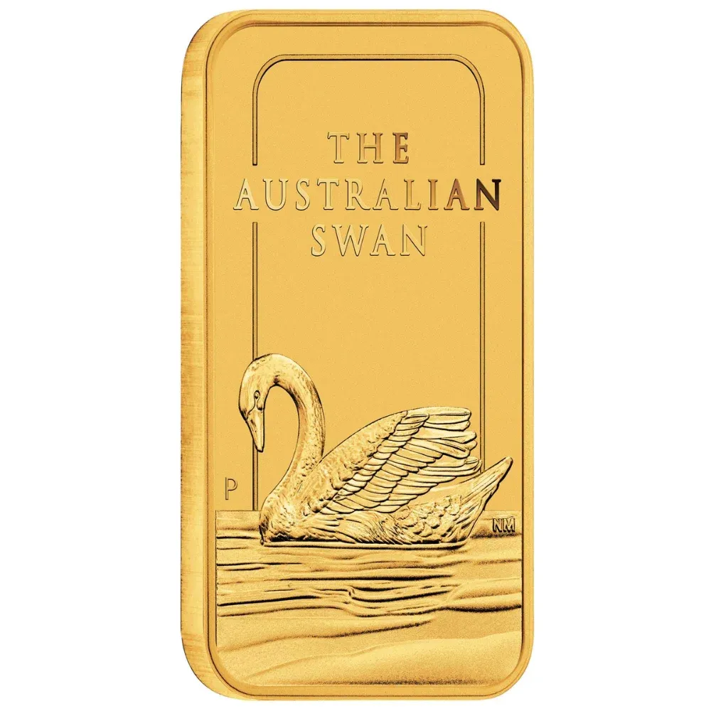 1oz Perth Mint Swan Gold Minted Bar