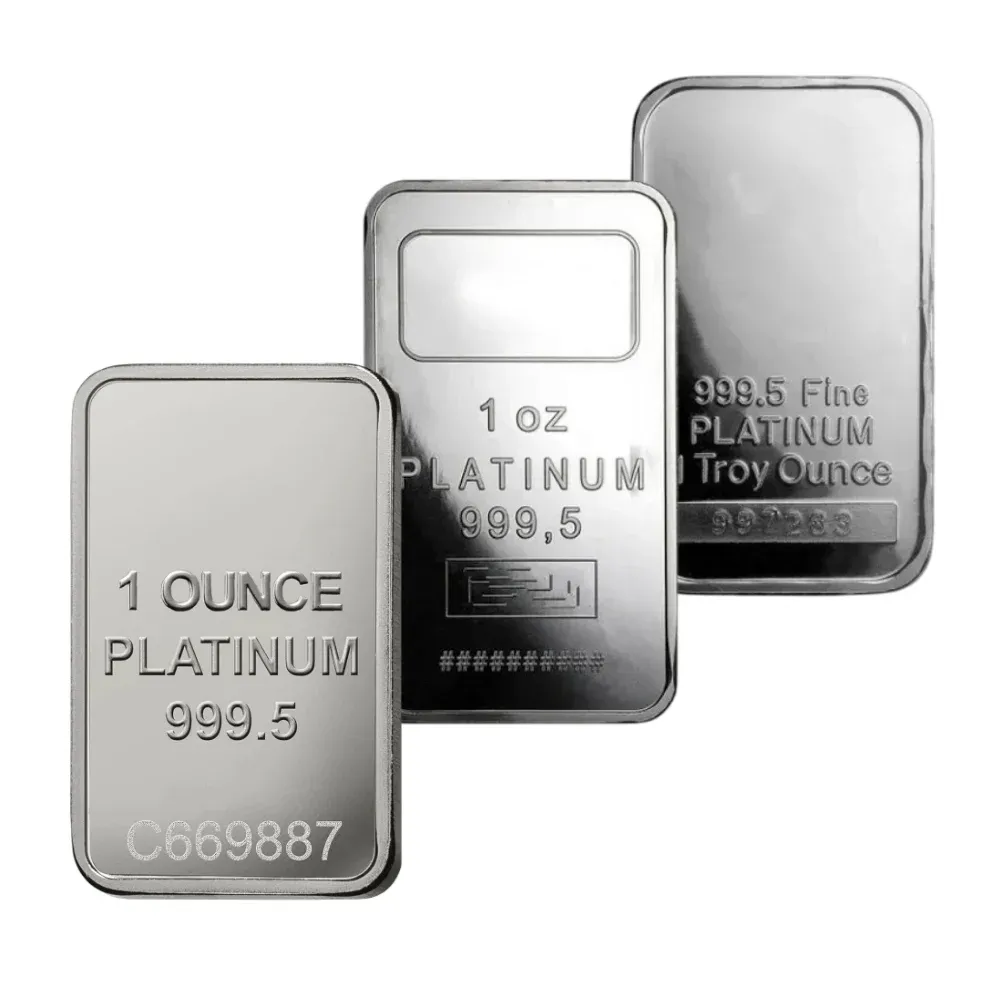 1oz Platinum Minted Bar - Dealer's Choice
